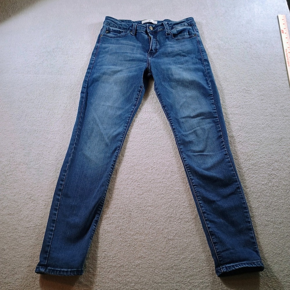 Kancan Womens Medium‎ Wash Size 28 High Rise Skinny Jeans Soft Stretchy Summer